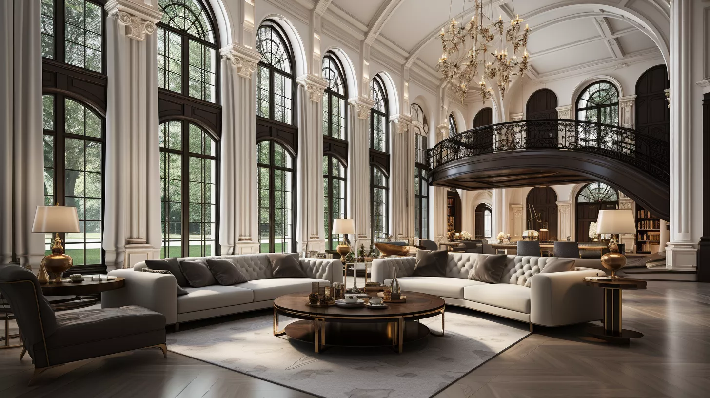 تصميم داخلي فاخر بواقعية معمارية